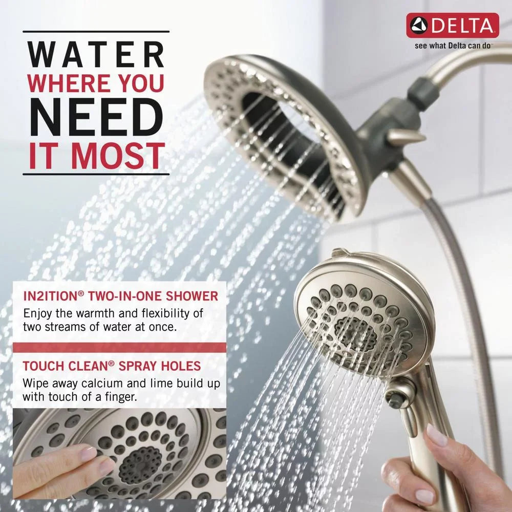 Delta Faucet In2Ition 5-Mode Massage Two-In-One Shower Head
