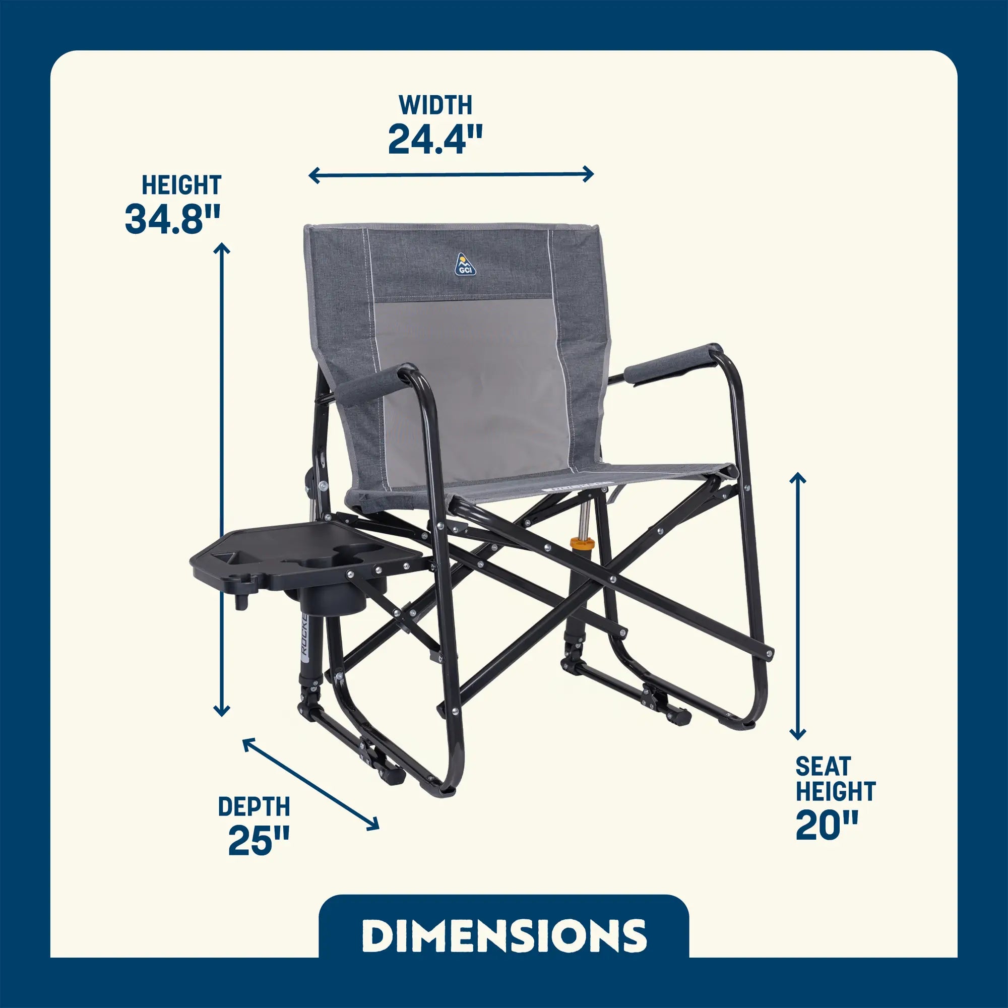 Freestyle Rocker™ with Side Table | Cut UQ21