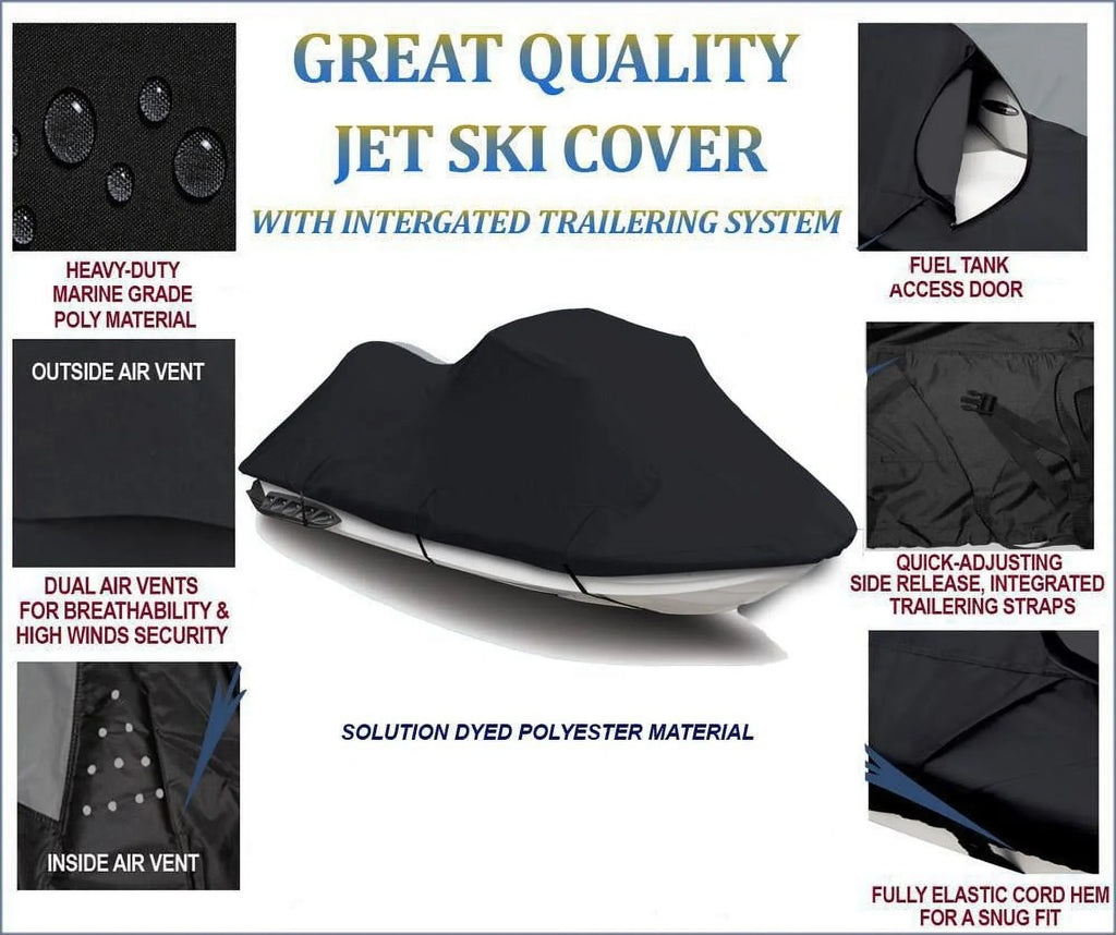 BLACK PWC 600D JET SKI Coating Polaris Pro 785 Limited 2001 1-2 Seater