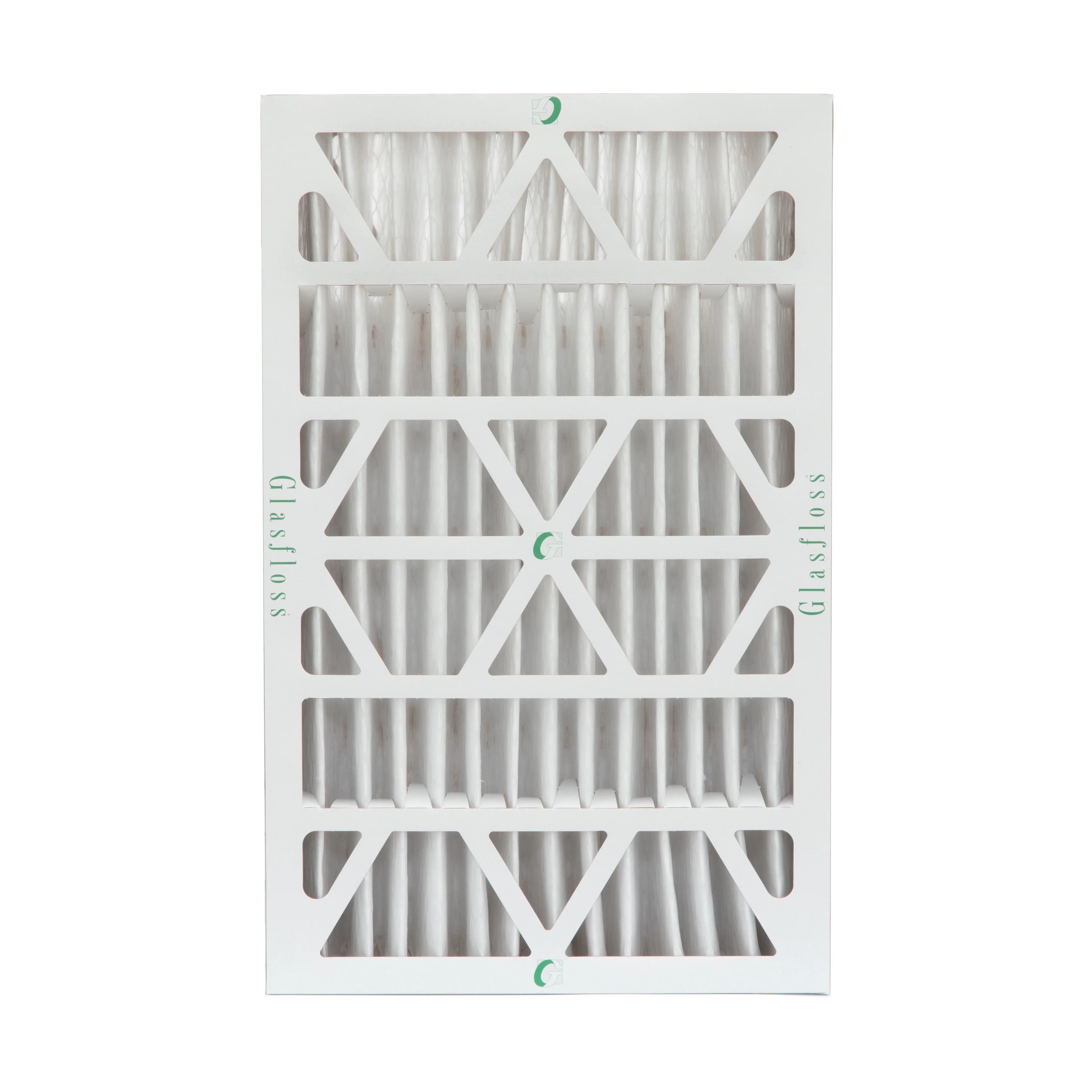 2 Pack of 12x24x4 MERV 13 Pleated 4" Inch Air Filters by Glasfloss. Actual Size: 11-3/8 x 23-3/8 x 3-3/4.