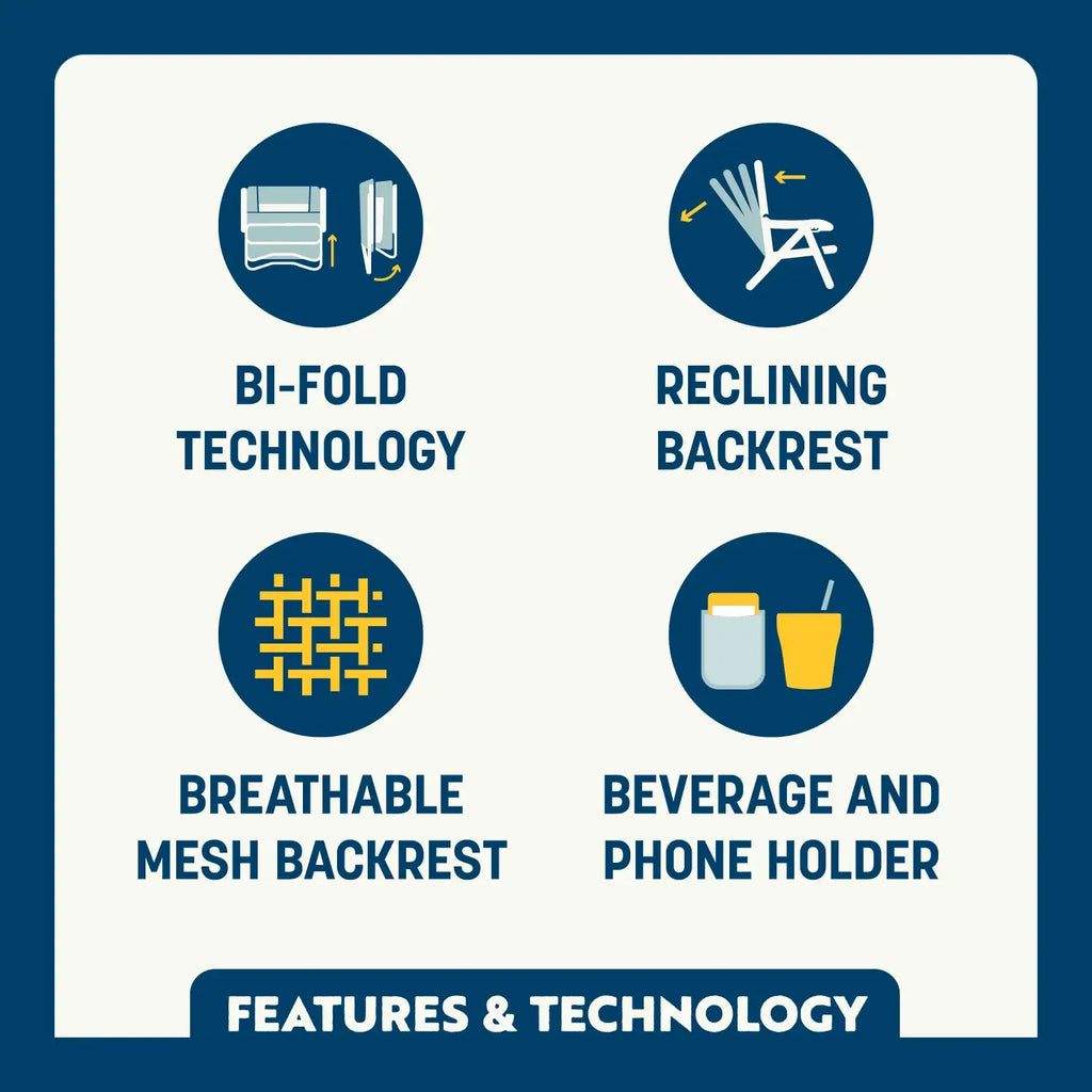 Bi-Fold Beach Chair™ | Reserve QS05
