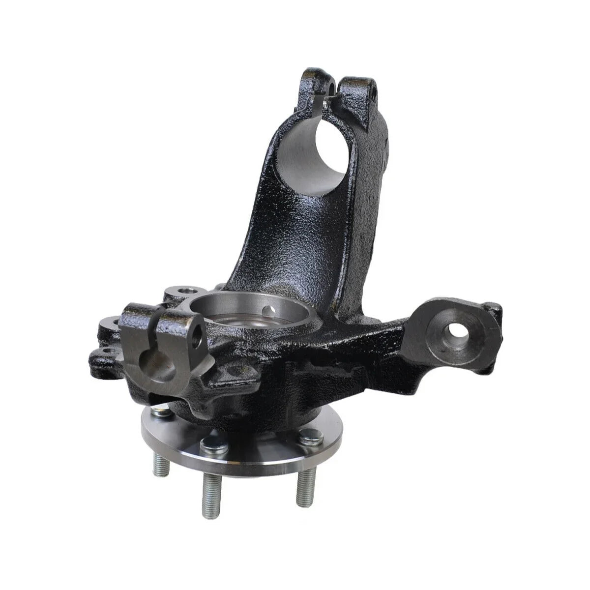 AutoShack Front Steering Knuckle and Wheel Bearing Hub Assembly 5 Lugs with ABS Passenger Side Replacement 2012 2013 2014 2015 2016 2017 2018 Ford Focus 2.0L FWD
