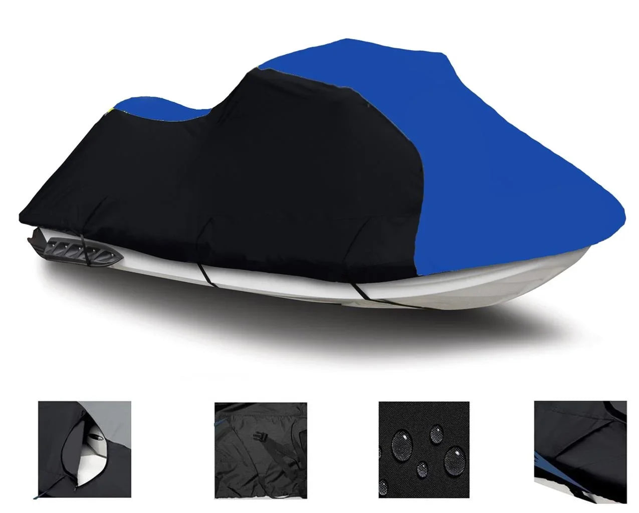 BLACK / HEAVY-DUTY Wrap KAWASAKI STX 1100 1997 1998 1999 Jet Ski Trailerable Wrap