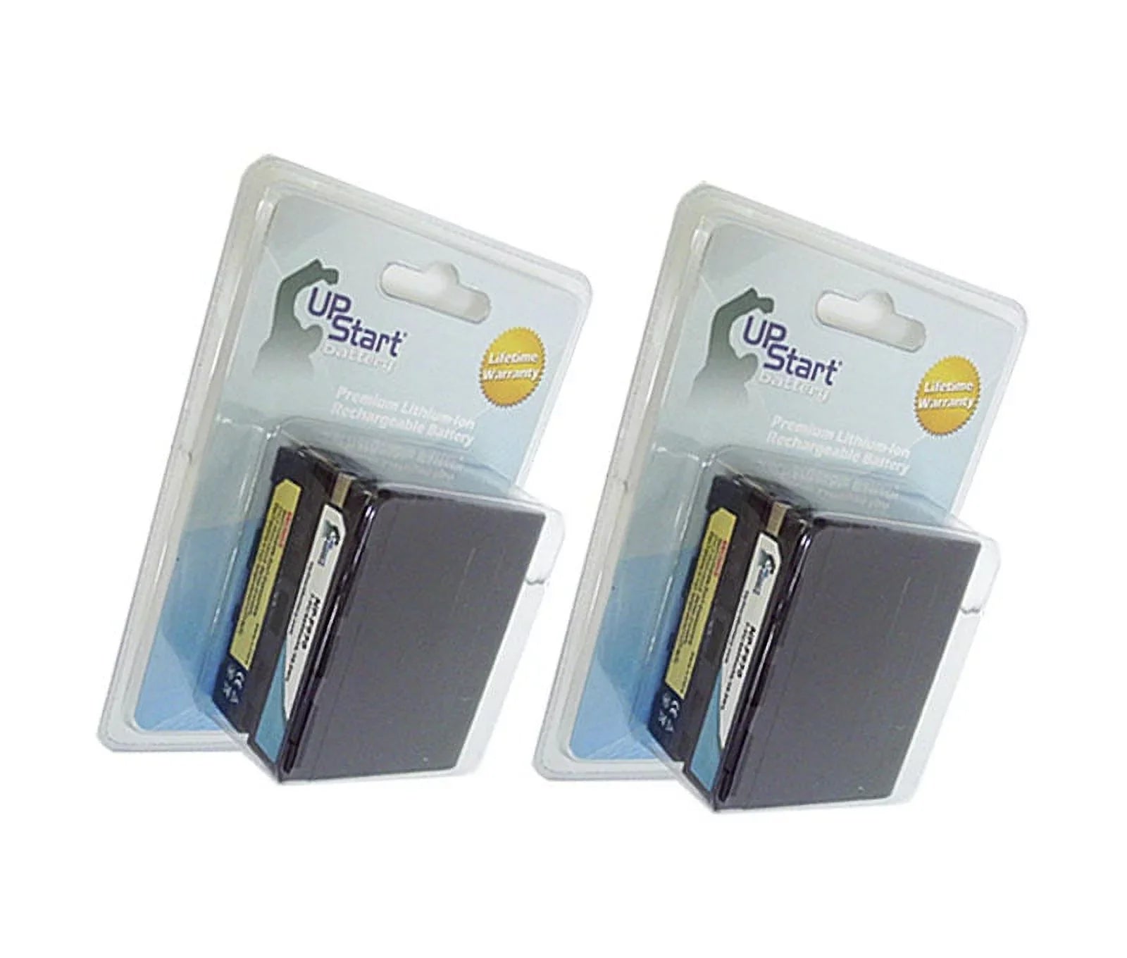 2x Pack - UpStart Battery Sony GV-D800 Battery - High Capacity High Capacity Replacement Sony NP-F970 Digital Camera Battery (6600mAh, 7.4V, Lithium-Ion)