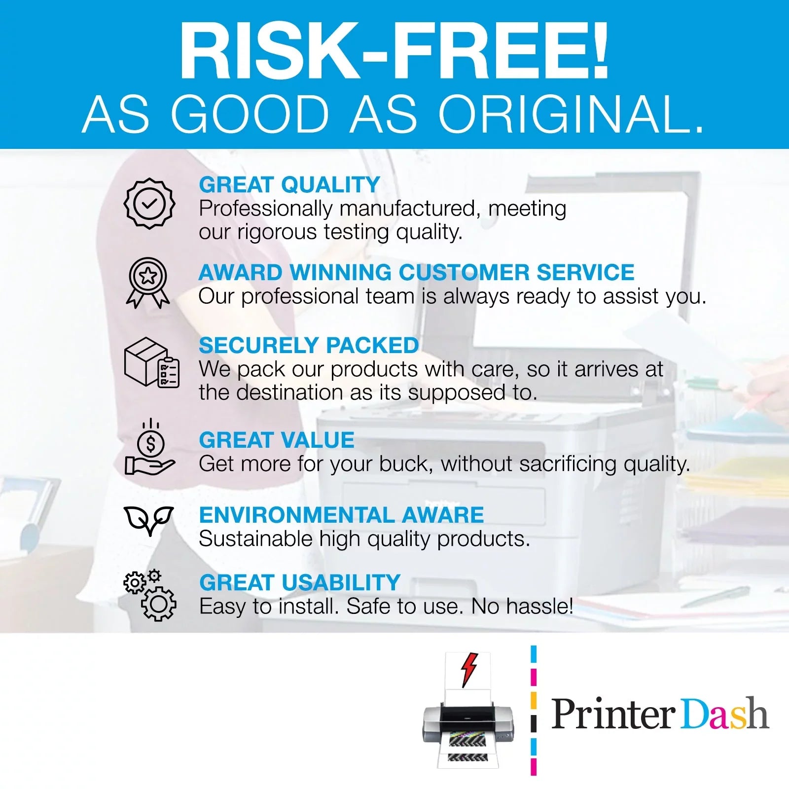 PrinterDash Replacement LAN IM-C4500/IM-C5500/IM-C5500A/IM-C6000 Black Toner Cartridge (33000 Page Yield) (TYPE IM-C6000) (842283)