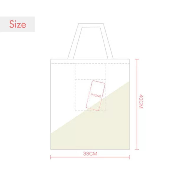 Winged Animal Dragon Myth East West Tote Canvas Bag Shopping Satchel Casual Handbag