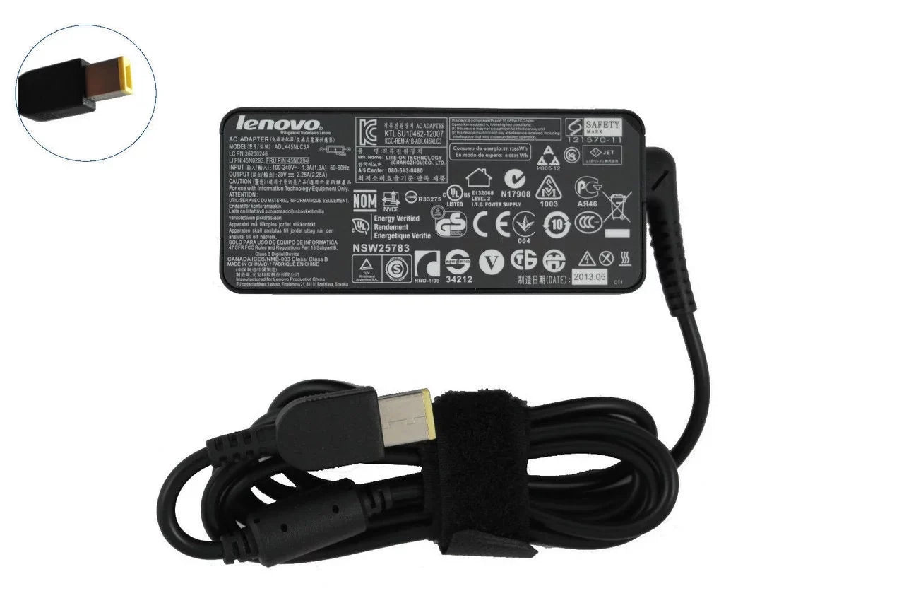 Lenovo Thinkpad T440 X240 45W AC Adapter 45N0299 45N0300