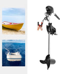 Miumaeov 12V Electric Trolling Motor Outboard Engine Fishing Vessel Motor With LED Display
