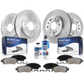 Detroit Axle - Brake Kit Chevy GMC Silverado Sierra 1500 Tahoe Suburban Yukon XL Cadillac Escalade ESV Brake Rotors Ceramic Brakes Pads Front and Rear Replacement