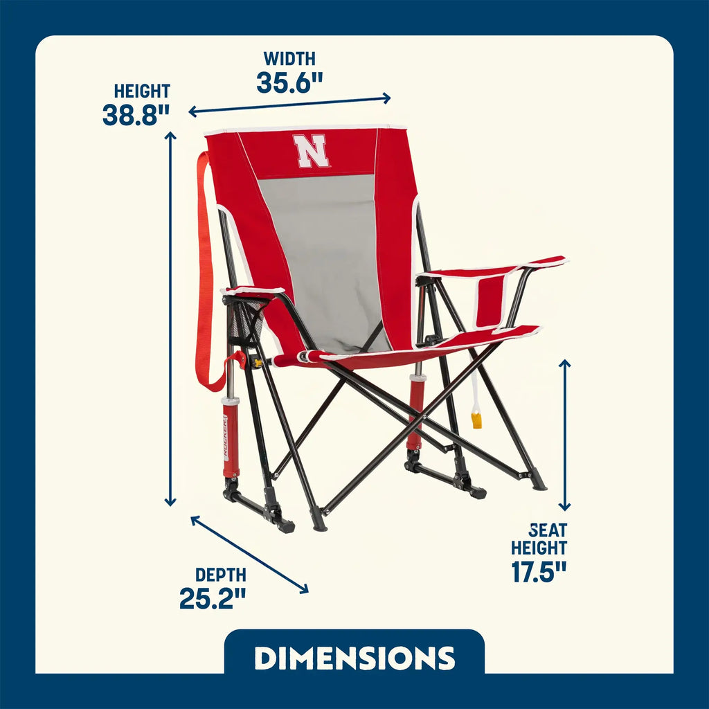 College Comfort Pro Rocker™ - Nebraska Cornhuskers | Choice MI93