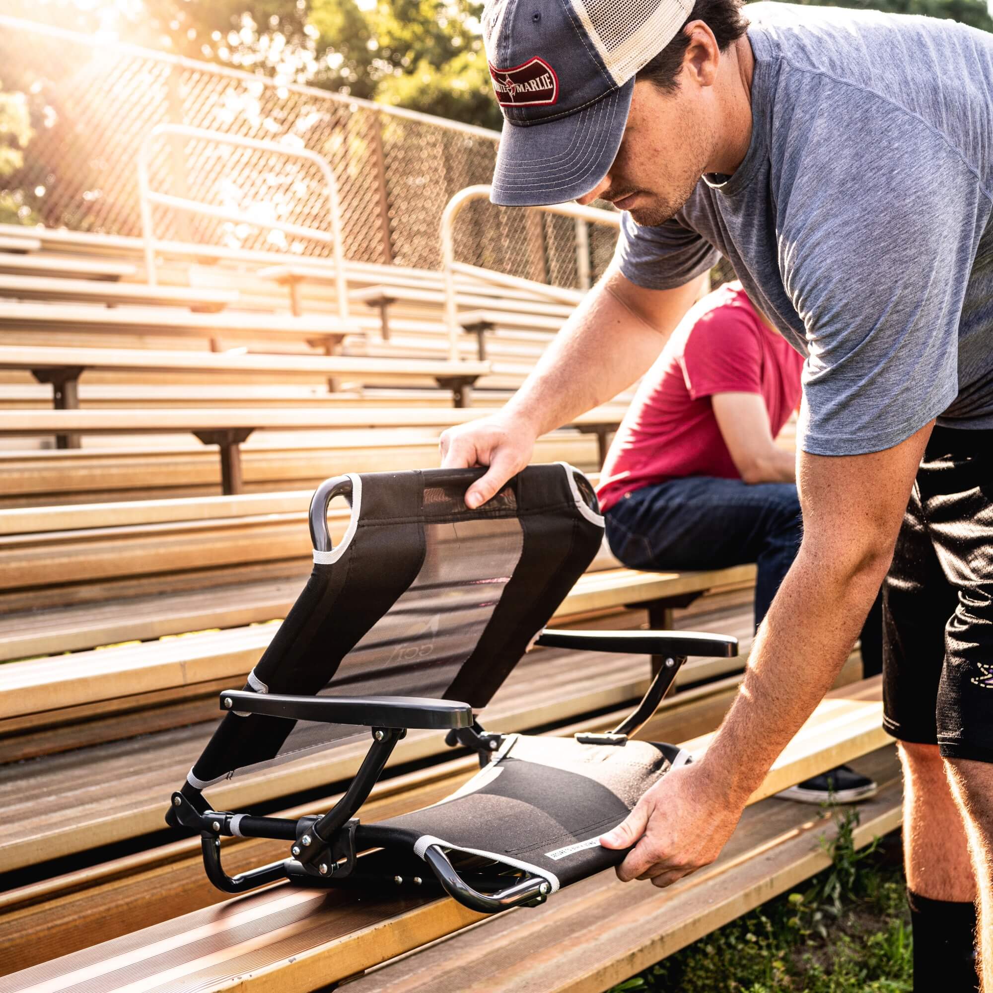 Big Comfort Stadium Chair™ with Armrests | Reserve DR56